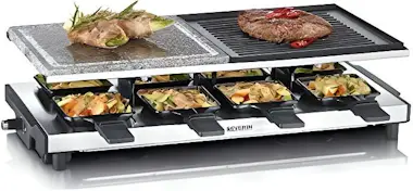 audio pro SEVERIN Parrilla Raclette con piedra natural y pla audio pro SEVERIN Parrilla Raclette con piedra natural y pla