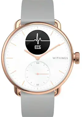 Withings Reloj inteligente híbrido 38 mm Scanwatch Oro rosa Withings Reloj inteligente híbrido 38 mm Scanwatch Oro rosa