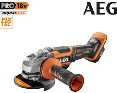 AEG Amoladora sin escobillas 18V 125mm sin bateria y c AEG Amoladora sin escobillas 18V 125mm sin bateria y c