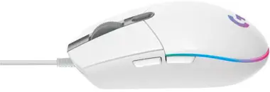 Logitech - Ratón para juegos G203 LightSync RGB - Blanco Logitech - Ratón para juegos G203 LightSync RGB - Blanco