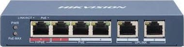 Generic HIKVISION DS-3E0106HP-E - SWITCH 4 100M POE + 2 UP Generic HIKVISION DS-3E0106HP-E - SWITCH 4 100M POE + 2 UP