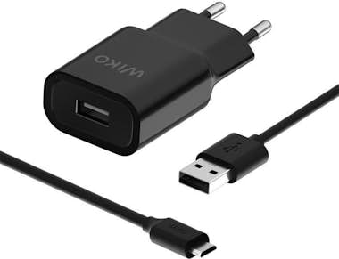 Wiko Cargador rápido de casa 10W + cable USB A/micro US Wiko Cargador rápido de casa 10W + cable USB A/micro US
