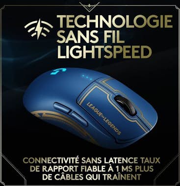 Logitech Mouse inalámbrico para juegos - G - PRO X LIGHTSPE Logitech Mouse inalámbrico para juegos - G - PRO X LIGHTSPE