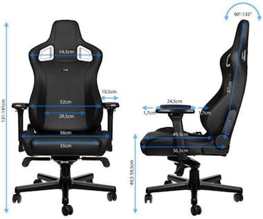 Noblechairs noblechairs EPIC Gaming Stuhl - Black Edition 0.00 Noblechairs noblechairs EPIC Gaming Stuhl - Black Edition 0.00
