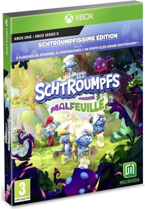 los pitufos mision malfeuille - pitufo gordo xbox one game edition
