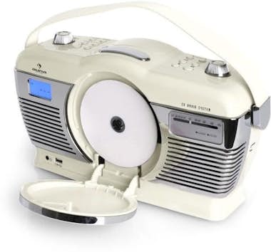 Ices ices ISCD 33 Retro reproductor de CD MP3 estéreo Ices ices ISCD 33 Retro reproductor de CD MP3 estéreo