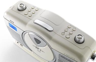 Ices ices ISCD 33 Retro reproductor de CD MP3 estéreo Ices ices ISCD 33 Retro reproductor de CD MP3 estéreo