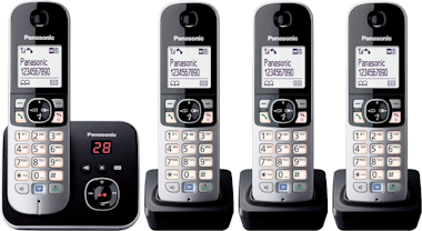 Panasonic Teléfonos inalámbricos DECT KX-TG6824GB Panasonic Teléfonos inalámbricos DECT KX-TG6824GB