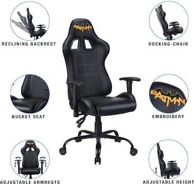 SUBSONIC Asiento de juego - - Batman - Modelo adulto - Con SUBSONIC Asiento de juego - - Batman - Modelo adulto - Con