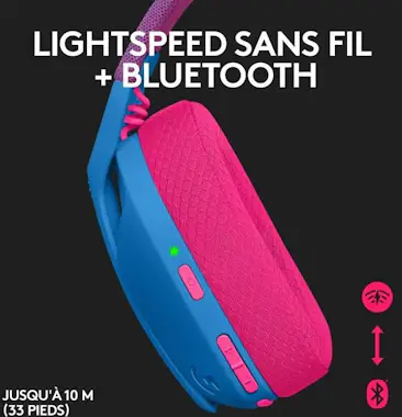 Logitech Auriculares inalámbricos para juegos - G435 LIGHTS Logitech Auriculares inalámbricos para juegos - G435 LIGHTS