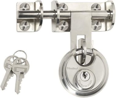 Master Lock MASTERLOCK Pack cerrojo pasador + candado Master Lock MASTERLOCK Pack cerrojo pasador + candado