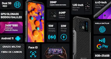 Doogee DOOGEE V20 8GB / 256GB Octa-Core Android 11 Todote Doogee DOOGEE V20 8GB / 256GB Octa-Core Android 11 Todote