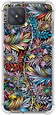 Tumundosmartphone Funda Antigolpes Oppo Reno 4Z 5G Flores 04 Tumundosmartphone Funda Antigolpes Oppo Reno 4Z 5G Flores 04