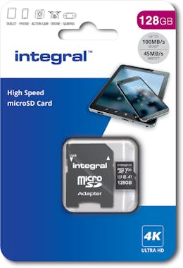 Integral Integral INMSDX128G-100V30 128GB MICRO SD CARD MIC Integral Integral INMSDX128G-100V30 128GB MICRO SD CARD MIC