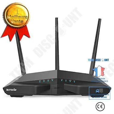 Tech DISCOUNT Router WiFi TD® Conexión a internet mejorada 4 pue Tech DISCOUNT Router WiFi TD® Conexión a internet mejorada 4 pue
