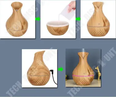 Tech DISCOUNT TD® Aroma Difusor Linterna Perfume Humidificador d Tech DISCOUNT TD® Aroma Difusor Linterna Perfume Humidificador d