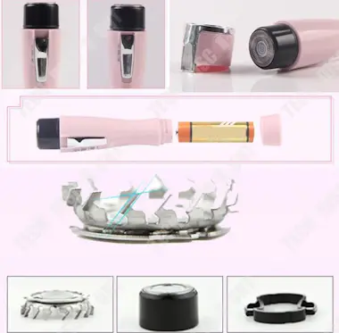 Tech DISCOUNT Afeitadora eléctrica para mujer TD® Accesorio de b Tech DISCOUNT Afeitadora eléctrica para mujer TD® Accesorio de b