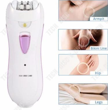 Tech DISCOUNT Afeitadora eléctrica TD® para mujer hombre cara tr Tech DISCOUNT Afeitadora eléctrica TD® para mujer hombre cara tr