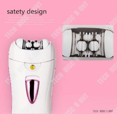 Tech DISCOUNT Afeitadora eléctrica TD® para mujer hombre cara tr Tech DISCOUNT Afeitadora eléctrica TD® para mujer hombre cara tr