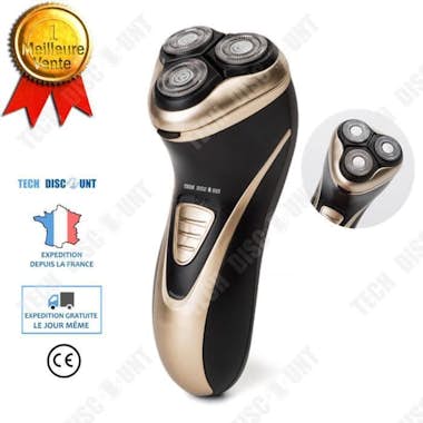 Tech DISCOUNT Afeitadora eléctrica TD® para hombre, barba, viaje Tech DISCOUNT Afeitadora eléctrica TD® para hombre, barba, viaje