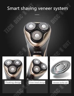 Tech DISCOUNT Afeitadora eléctrica TD® para hombre, barba, viaje Tech DISCOUNT Afeitadora eléctrica TD® para hombre, barba, viaje