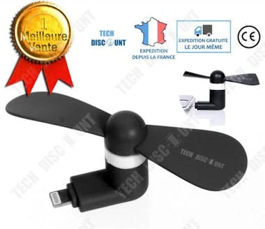 Tech DISCOUNT Ventilador portátil USB silencioso TD® PC Iphone I Tech DISCOUNT Ventilador portátil USB silencioso TD® PC Iphone I