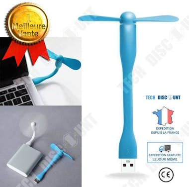 Tech DISCOUNT TD® Mini ventilador de refrigeración USB portátil Tech DISCOUNT TD® Mini ventilador de refrigeración USB portátil