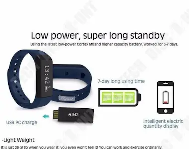 Tech DISCOUNT Reloj inteligente TD® Smart Connected Fitness Trac Tech DISCOUNT Reloj inteligente TD® Smart Connected Fitness Trac