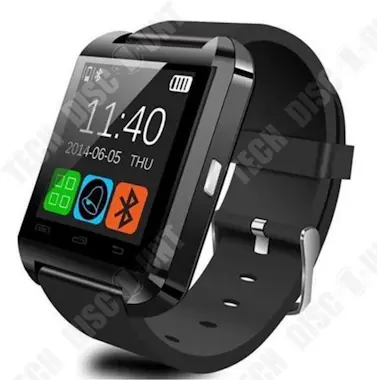 Tech DISCOUNT TD® Smartwatch U8 Bluetooth Smart Watch watch time Tech DISCOUNT TD® Smartwatch U8 Bluetooth Smart Watch watch time