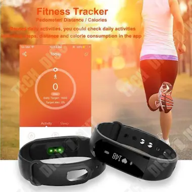 Tech DISCOUNT Pulsera inteligente TD® Reloj con Bluetooth Podóme Tech DISCOUNT Pulsera inteligente TD® Reloj con Bluetooth Podóme