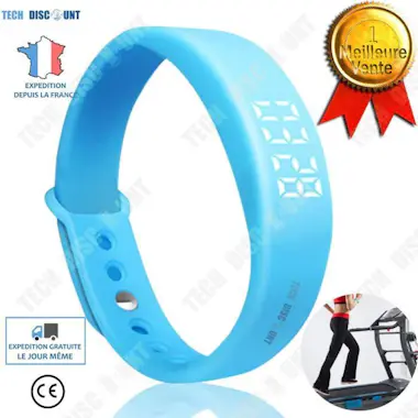 Tech DISCOUNT TD® Pulsera inteligente conectada deportes ritmo c Tech DISCOUNT TD® Pulsera inteligente conectada deportes ritmo c
