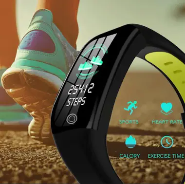 Tech DISCOUNT TD® Smart Sports Pulsera con pantalla a color Ritm Tech DISCOUNT TD® Smart Sports Pulsera con pantalla a color Ritm