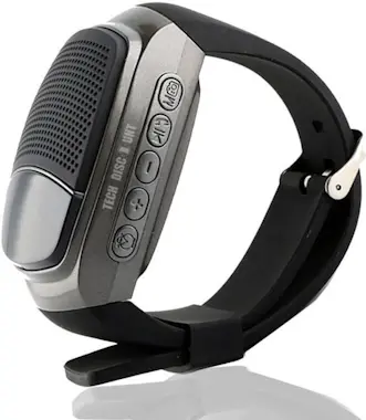 Tech DISCOUNT Reloj de pulsera TD® Altavoz Bluetooth inalámbrico Tech DISCOUNT Reloj de pulsera TD® Altavoz Bluetooth inalámbrico