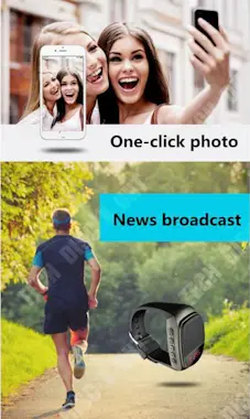 Tech DISCOUNT Reloj de pulsera TD® Altavoz Bluetooth inalámbrico Tech DISCOUNT Reloj de pulsera TD® Altavoz Bluetooth inalámbrico