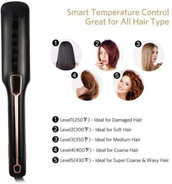 Tech DISCOUNT TD® Pro Long Lasting Dual Plate Steam Hair Straigh Tech DISCOUNT TD® Pro Long Lasting Dual Plate Steam Hair Straigh