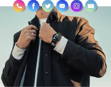 Tech DISCOUNT Smart Watch Fitness Watch Adecuado para Android e Tech DISCOUNT Smart Watch Fitness Watch Adecuado para Android e