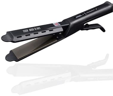 Tech DISCOUNT Plancha de pelo negra TD® 2 en 1 Plancha de pelo a Tech DISCOUNT Plancha de pelo negra TD® 2 en 1 Plancha de pelo a