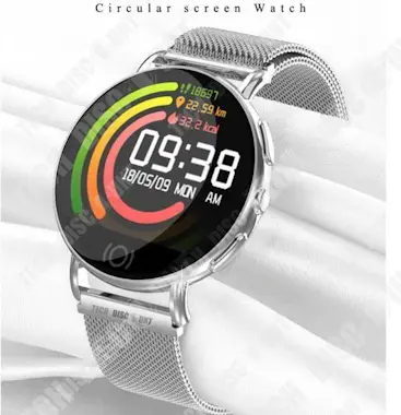 Tech DISCOUNT TD® reloj conectado mujer hombre redondo bluetooth Tech DISCOUNT TD® reloj conectado mujer hombre redondo bluetooth