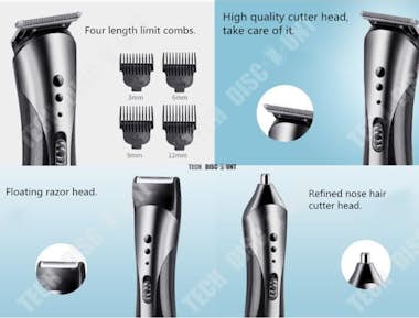 Tech DISCOUNT Afeitadora eléctrica multifunción TD®, recortadora Tech DISCOUNT Afeitadora eléctrica multifunción TD®, recortadora