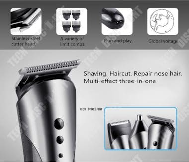 Tech DISCOUNT Afeitadora eléctrica multifunción TD®, recortadora Tech DISCOUNT Afeitadora eléctrica multifunción TD®, recortadora
