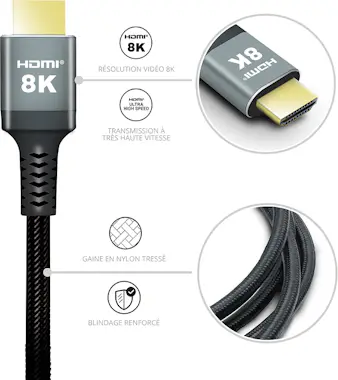 Metronic CABLE HDMI 2.1 8K ULTRA HIGH SPEED 1,5M METRONIC 3 Metronic CABLE HDMI 2.1 8K ULTRA HIGH SPEED 1,5M METRONIC 3