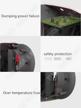 Tech DISCOUNT TD® Calefacción Booster Manos Soplador Eléctrico B Tech DISCOUNT TD® Calefacción Booster Manos Soplador Eléctrico B