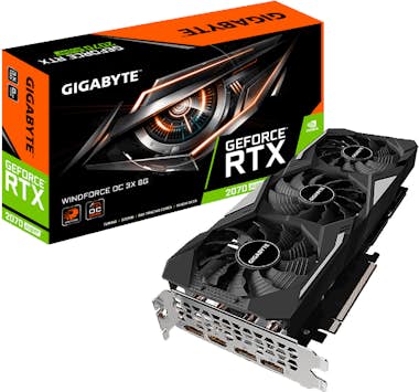 Gigabyte GeForce RTX 2070 Tarjeta Gráfica 8 GB GDDR6 1785 M Gigabyte GeForce RTX 2070 Tarjeta Gráfica 8 GB GDDR6 1785 M