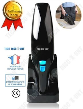 Tech DISCOUNT Aspirador de mano inalámbrico TD® potente sin bols Tech DISCOUNT Aspirador de mano inalámbrico TD® potente sin bols