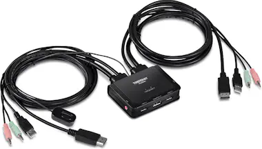 Trendnet TK-220DPI DisplayPort Conmutador kVM 4K Ultra HD U Trendnet TK-220DPI DisplayPort Conmutador kVM 4K Ultra HD U