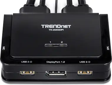 Trendnet TK-220DPI DisplayPort Conmutador kVM 4K Ultra HD U Trendnet TK-220DPI DisplayPort Conmutador kVM 4K Ultra HD U