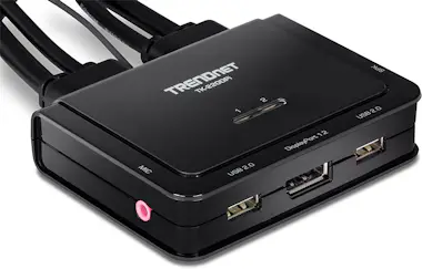 Trendnet TK-220DPI DisplayPort Conmutador kVM 4K Ultra HD U Trendnet TK-220DPI DisplayPort Conmutador kVM 4K Ultra HD U