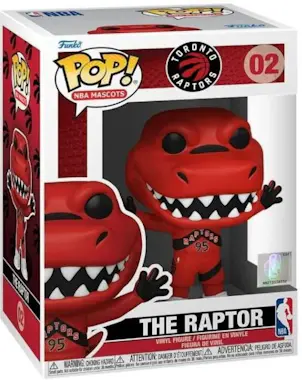 Funko Pop! NBA: Mascotas- Toronto- Raptor (nueva pose) Funko Pop! NBA: Mascotas- Toronto- Raptor (nueva pose)