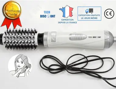 Tech DISCOUNT Cepillo soplador redondo TD® secador de pelo cepil Tech DISCOUNT Cepillo soplador redondo TD® secador de pelo cepil