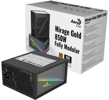 Aerocool MirageGold Fuente de Alimentación 850 W 80 Plus Go Aerocool MirageGold Fuente de Alimentación 850 W 80 Plus Go